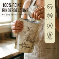 Rindergelatine: Natürliches Kollagenprotein im Trend