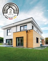 Ausgezeichnetes Musterhaus Vilago von  Fingerhut Haus – Bauhaus meets Wood