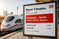 Hamburg und Berlin wieder vereint: Nach Ende der Streckensanierung der Bahn lockt der Berliner Fernsehturm ins höchste Drehrestaurant der EU