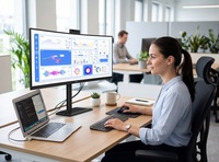 AOC setzt mit Monitorserie E4 Maßstäbe
