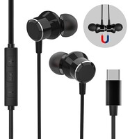 auvisio In-Ear-Kopfhörer für USB-C-Anschluss mit Mikrofon