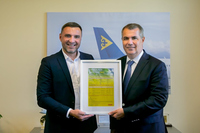 Air Astana erhält das DHL GoGreen Plus Zertifikat