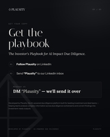 Plausity publishes free AI Impact Due Diligence Guide