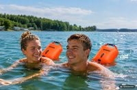 Semptec Schwimmboje und wasserdichter Trockensack, 28 l