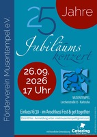 Jubiläum und Festkonzert Förderverein Musentempel Karlsruhe e.V.
