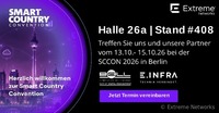 Extreme Networks auf der Smart Country Convention 2026: Lösungen für&hellip;