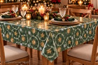 Weihnachtliche Tischdekoration mit praktischen Wachstuch-Tischdecken: mewatushop.de präsentiert die X-Mas- und Adventskollektion